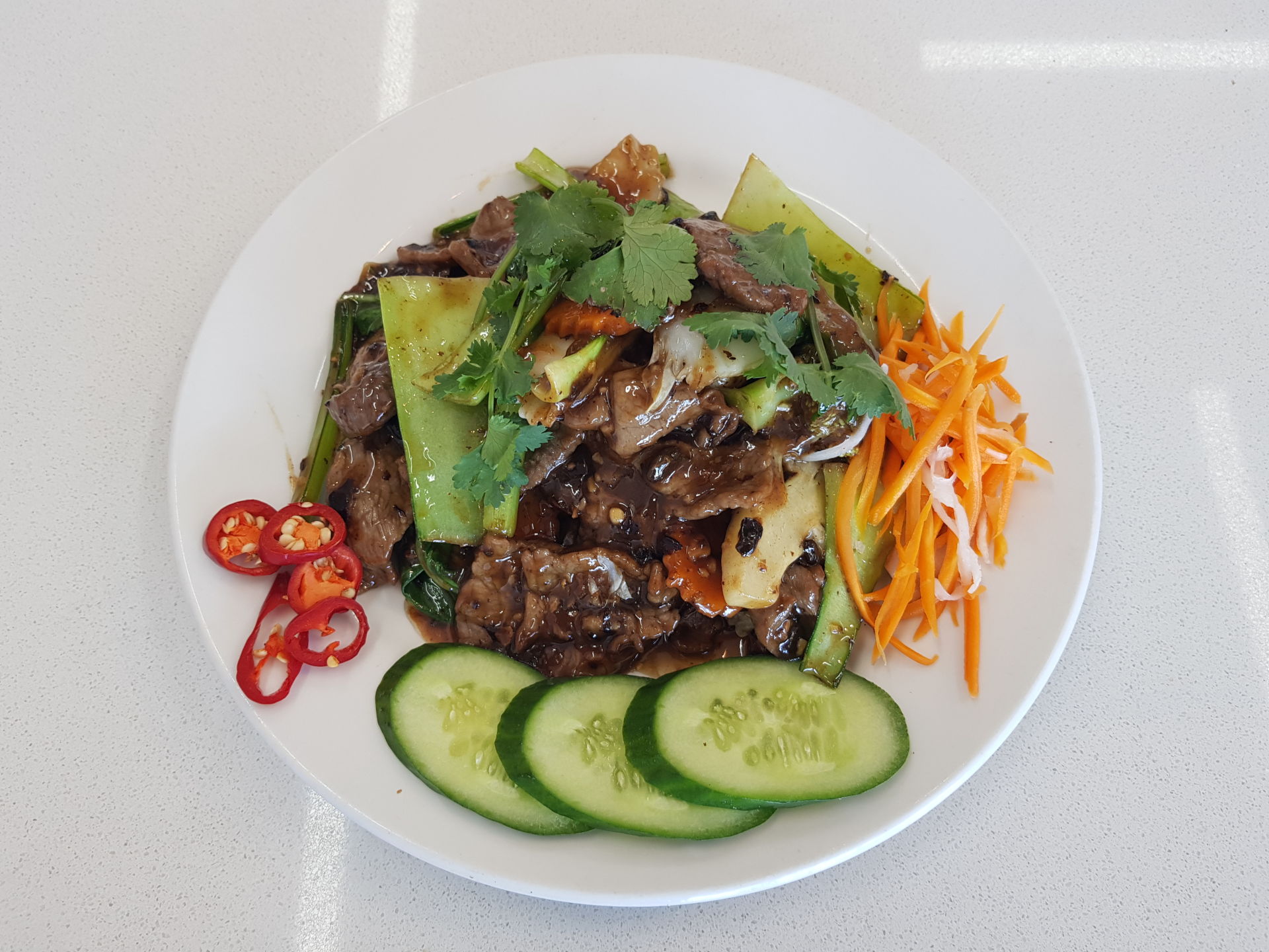 Beef with Black Bean &amp; Mixed Vegetables